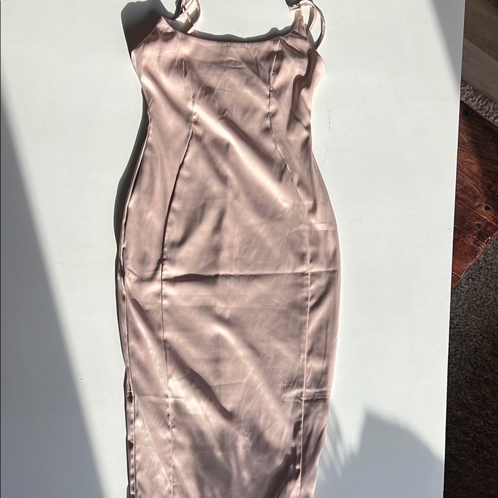 FashionNova Satin Slip Dress